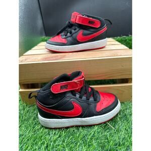 Nike Court Borough- Sneakers - Red/Black/White- Size 9C